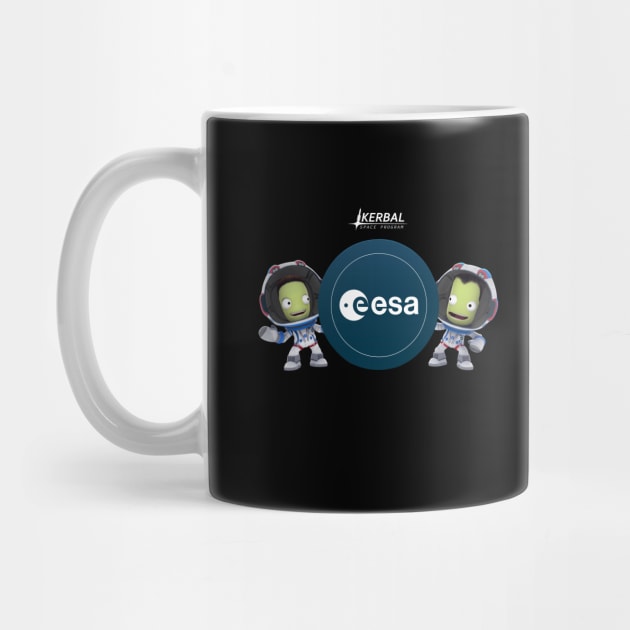 KERBAL WITH ESA LOGO by Tracy Daum